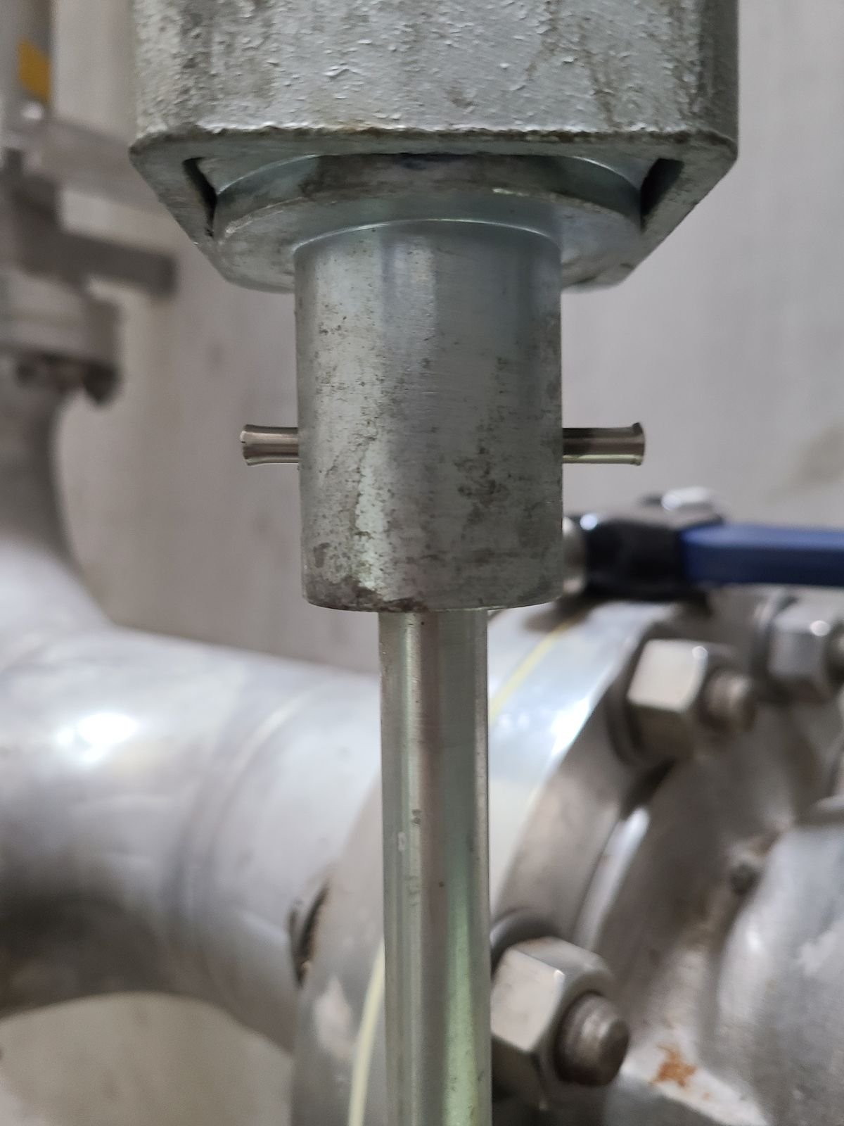 New valve extension installed